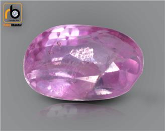 NATURAL UNHEATED UNTREATED  PINK SAPPHIRE (O) 1.22 CRT ( 54589 )